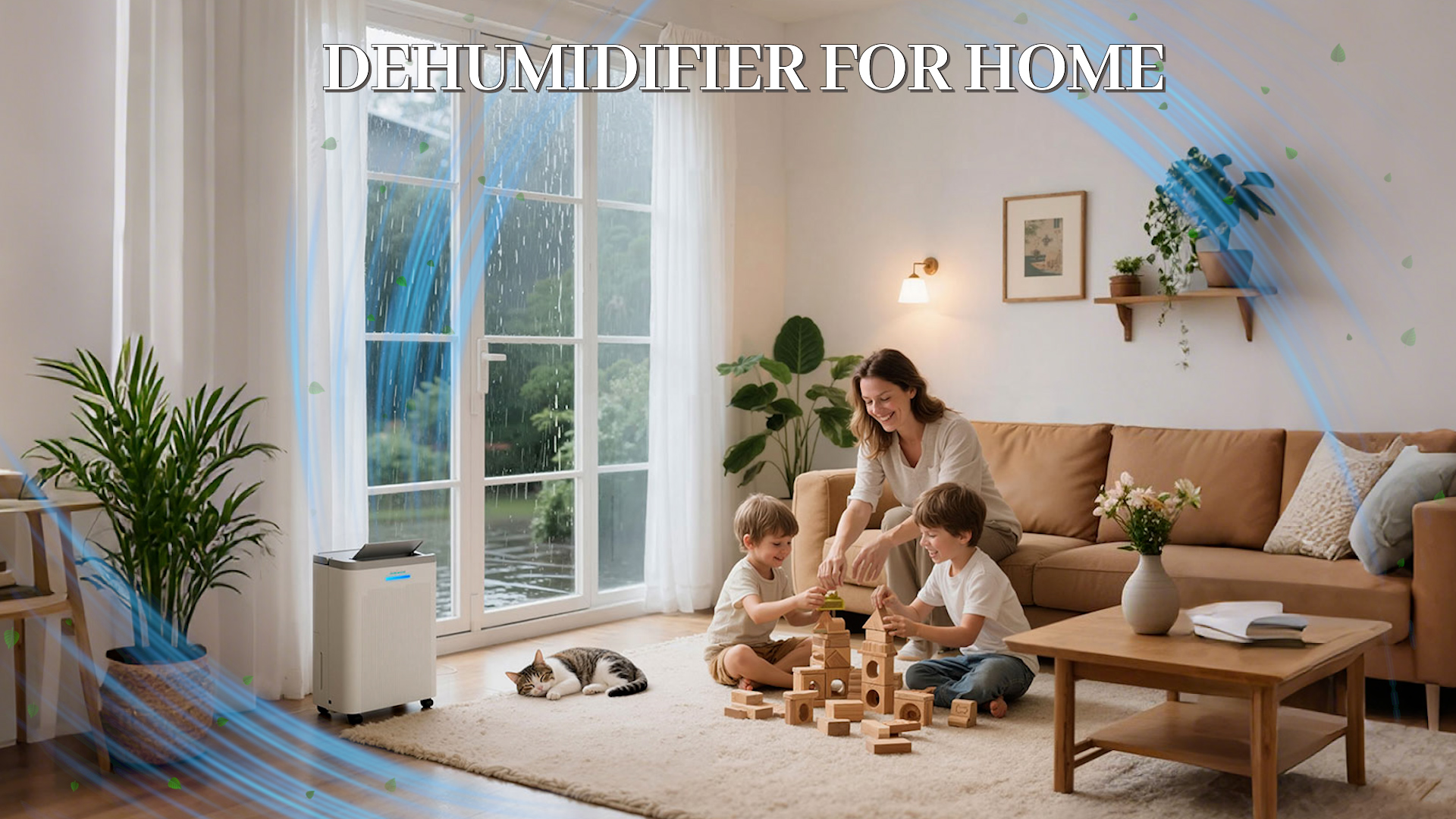 1500 Sq.Ft Dehumidifier, Max 32 Pint Quiet Dehumidifier